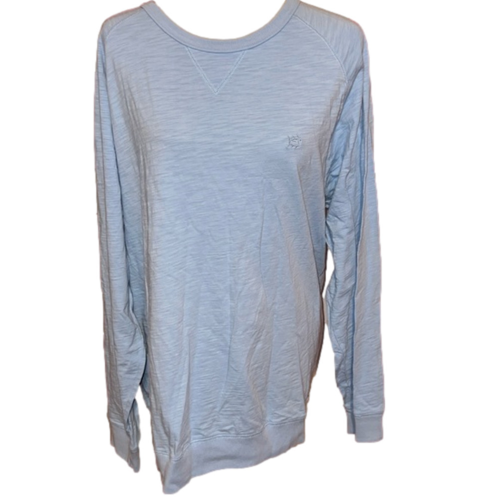 Like New Southern Tide Blue Cotton Long Sleeve Pullover XL